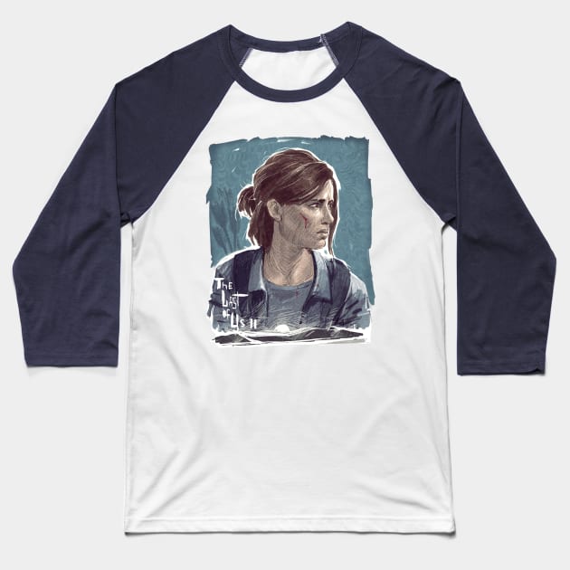 The Last Of Us Part 2 Baseball T-Shirt by bohater13